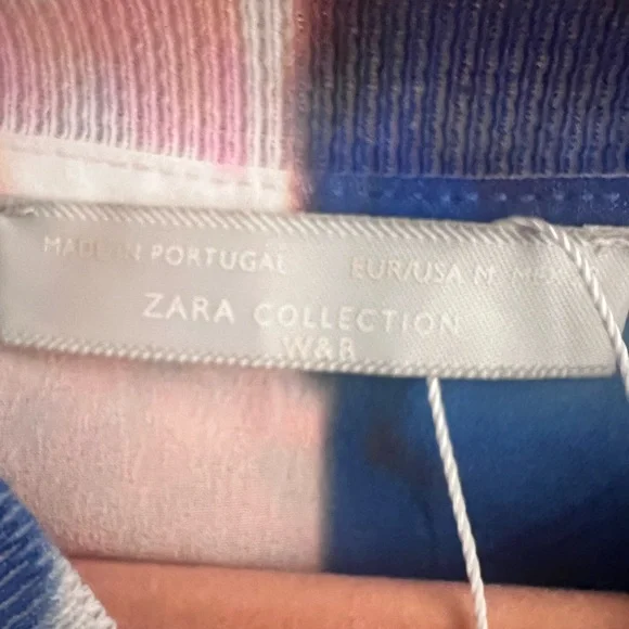 Zara Multicolor Tie-Dye Crop Top - Picture 5 of 7